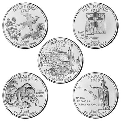 2008 State Quarters, Uncirculated