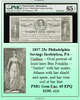 1837 25¢ Philadelphia Savings Institution, PA #225