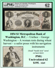 1854 $1 Metropolitan Bank of  Washington, D.C. ~ PMG UNC62 ~ #269