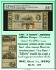 1862 $1 State of Louisiana at Baton Rouge ~ PMG UNC55 ~ #275