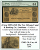 (Circa 1850’s) $20 The New Orleans Canal  & Banking Co., Louisiana ~ PMG UNC64 ~ #290
