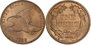 1858 (Large Letters Variety) Flying Eagle Cent