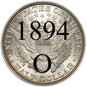 1894-O Barber Half Dollar