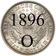 1896-O Barber Half Dollar