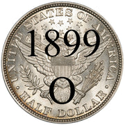 1899-O Barber Half Dollar