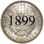 1899 Barber Half Dollar