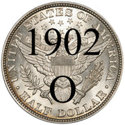 1902-O Barber Half Dollar