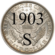 1903-S Barber Half Dollar