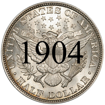 1904 Barber Half Dollar