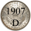 1907-D Barber Half Dollar