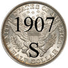 1907-S Barber Half Dollar