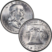 1951-D Franklin Half Dollar