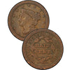 1849 Coronet Braided Hair Large Cent