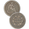 1840-O "With Drapery" Seated Half Dime , Type 2 "Stars on Obverse"