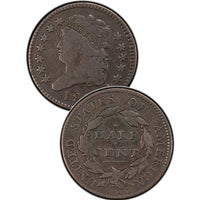 1826 Classic Head Half Cent