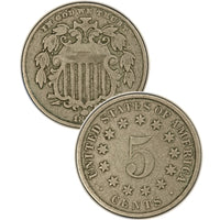 1873 Shield Nickel "Open 3"
