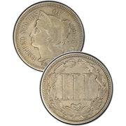 1865-1874 Three Cent Nickel