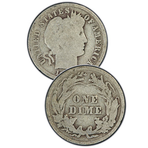 1909-S Barber Dime