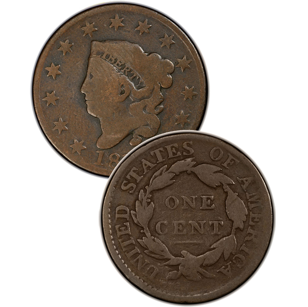 1821 Coronet Matron Head Large Cent