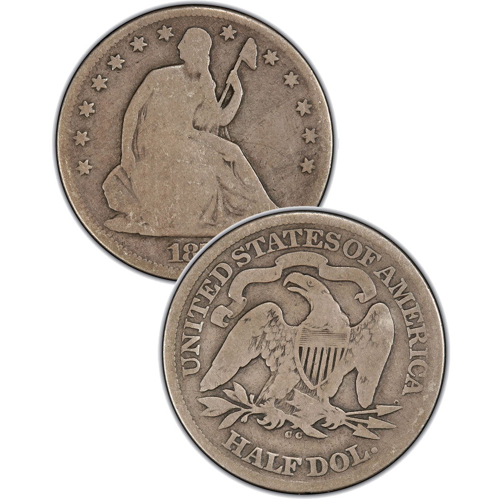1844-O Seated Liberty Half Dollar , Type 1 "Obverse Stars No Motto"