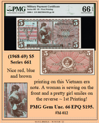 (1968-69) $5 Series 661 #M-012