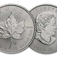 Canada , Maple Leaf Silver World Crowns