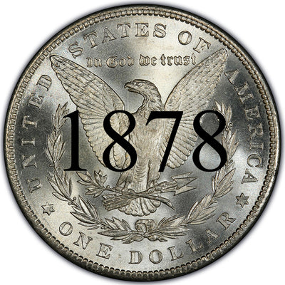 1878 (8 Tail Feathers) Morgan Silver Dollar