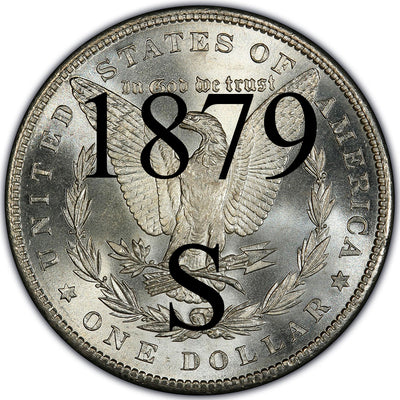 1879-S (Reverse of '78) Morgan Silver Dollar