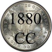 1880-CC Morgan Silver Dollar