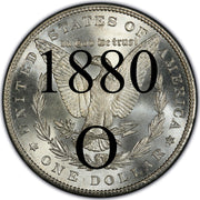 1880-O Morgan Silver Dollar