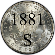 1881-S Morgan Silver Dollar