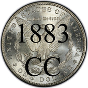 1883-CC Morgan Silver Dollar