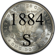 1884-S Morgan Silver Dollar