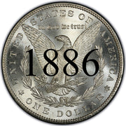 1886 Morgan Silver Dollar