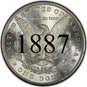 1887 Morgan Silver Dollar