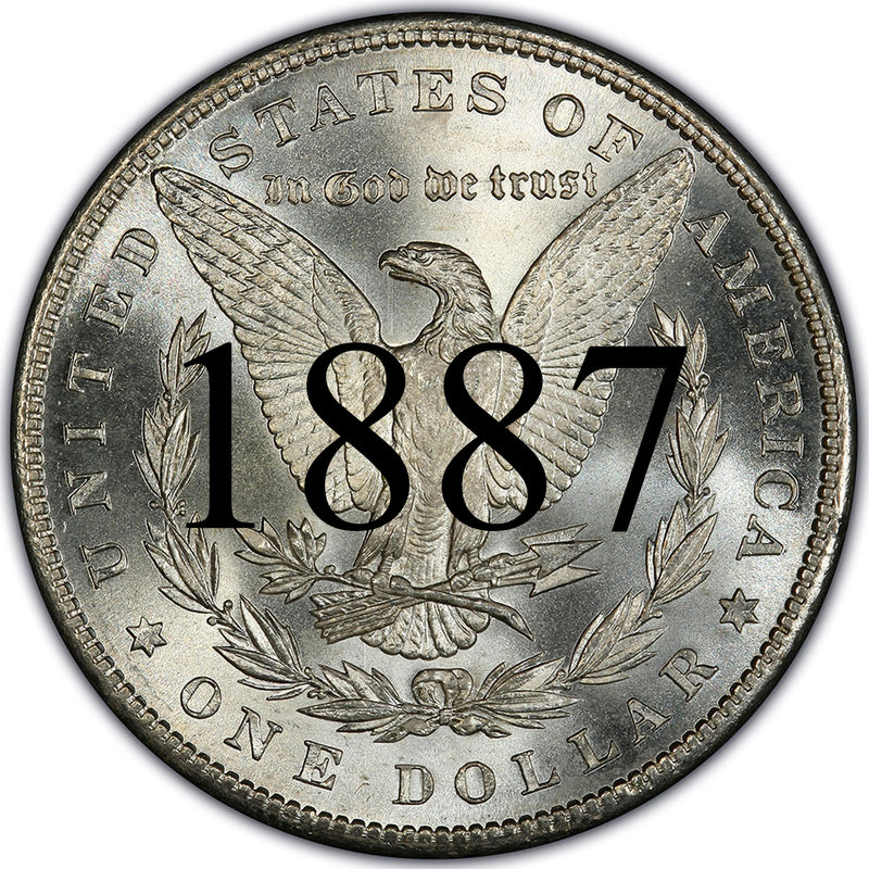 1887 Morgan Silver Dollar | Palm Island