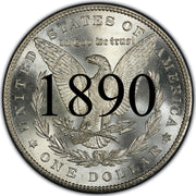 1890 Morgan Silver Dollar