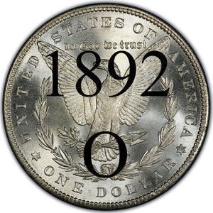 1892-O Morgan Silver Dollar