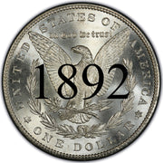 1892 Morgan Silver Dollar