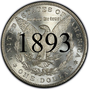 1893 Morgan Silver Dollar