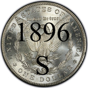1896-S Morgan Silver Dollar