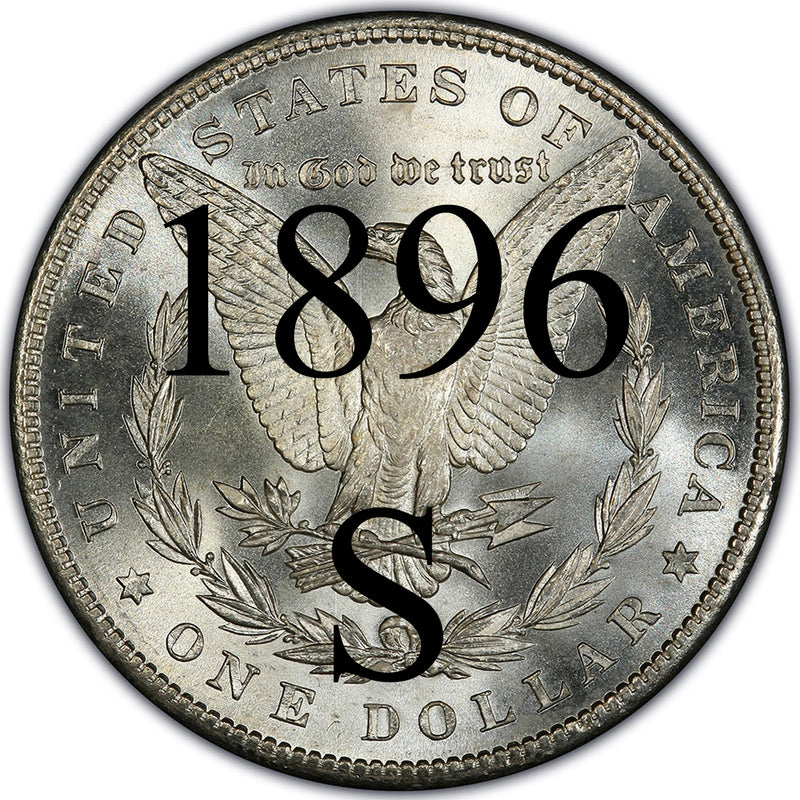 1896-S Morgan Silver Dollar | Palm Island