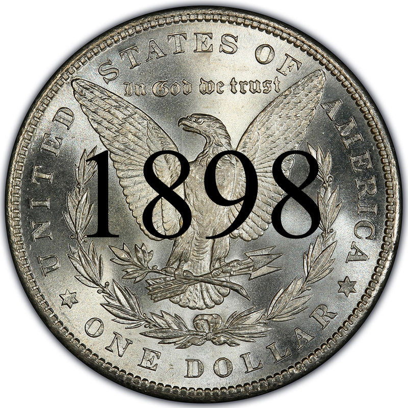 1898 Morgan Silver Dollar | Palm Island