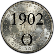 1902-O Morgan Silver Dollar