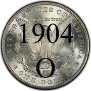 1904-O Morgan Silver Dollar
