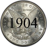 1904 Morgan Silver Dollar