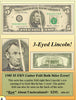 1985 $5 FRN Gutter Fold Both Sides Currency Error! #PE-027