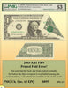 2003-A $1 FRN Printed Fold Currency Error! #PE-132