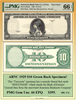 ABNC 1929 $10 Green Back Specimen Currency Error! #PE-174