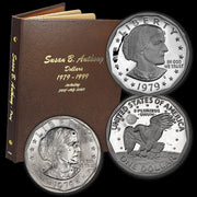 Susan B. Anthony "SBA" Dollars 1971-81 & 1999 Dansco Album Set